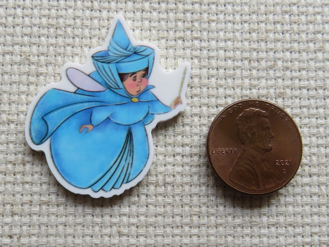 First view of blue fairy Needle Minder.