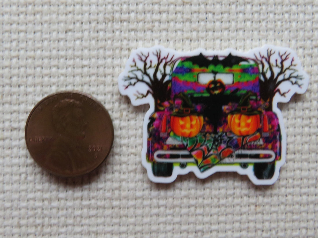 First view of Fun Halloween Truck Needle Minder.
