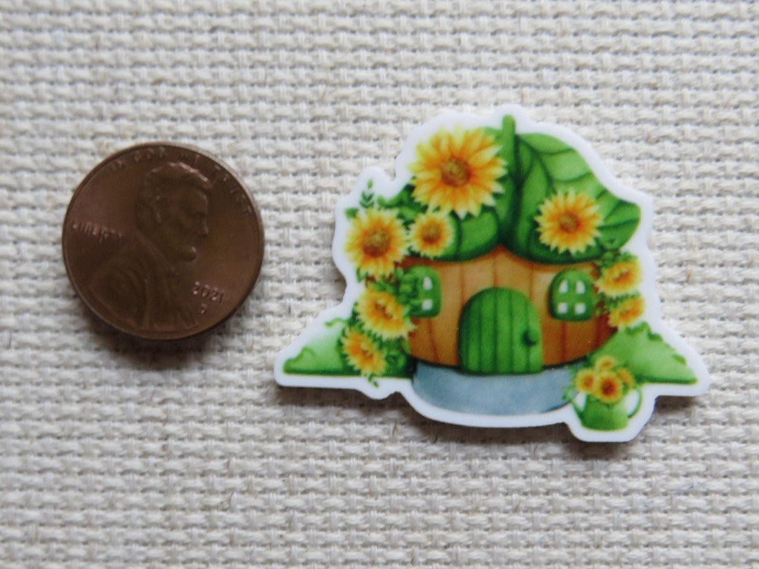 First view of Sunflower Leaf House Needle Minder.