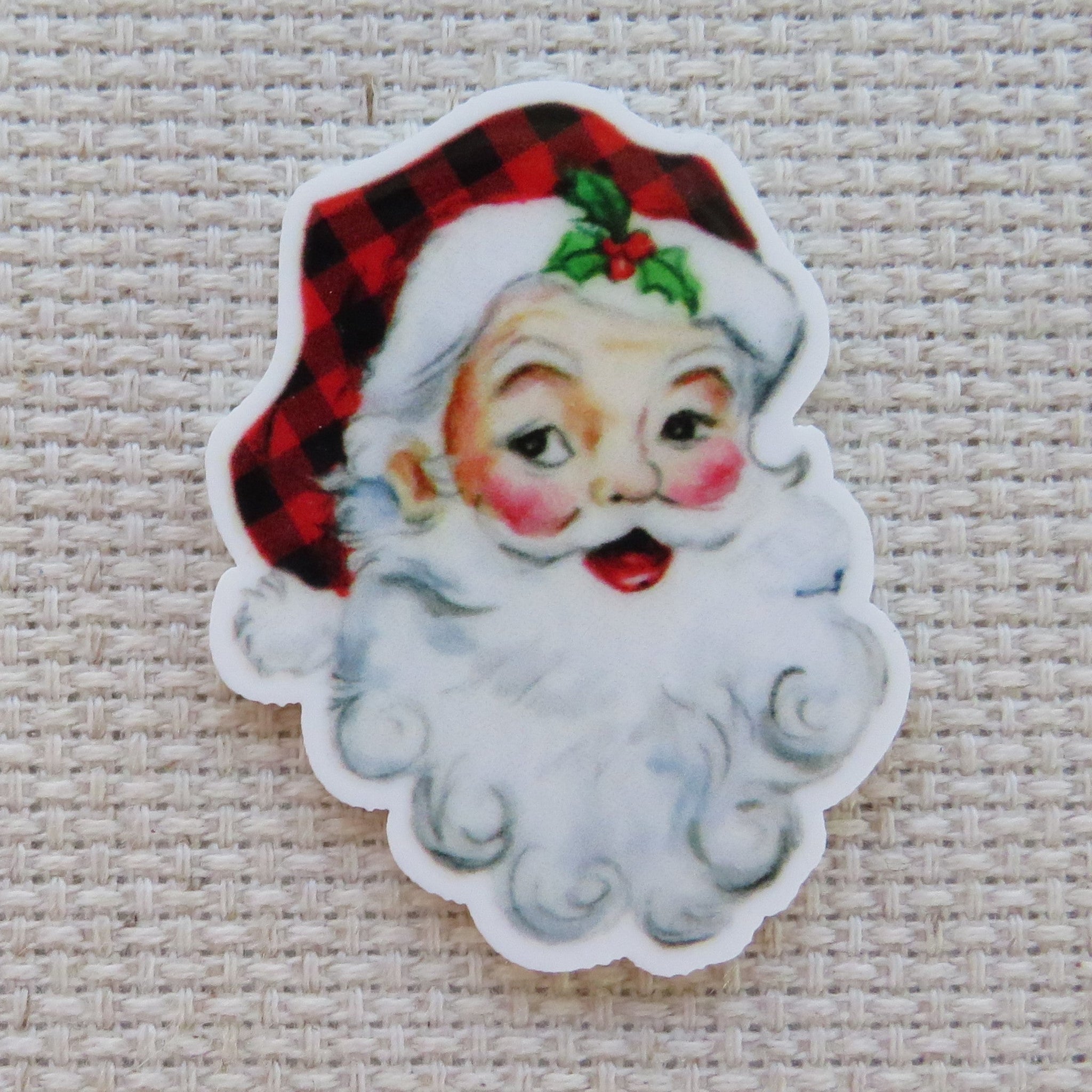 First view of Mr. Clause Face  Needle Minder.